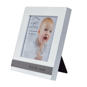 Little One Metal Band Horizontal Glossy 4 x 4-inch Picture Frame