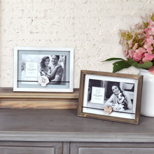 Load image into Gallery viewer, You &amp; Me Boxed Wood 4 x 6-inch Picture Frame, White