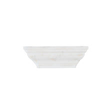 Load image into Gallery viewer, 15&quot; White Wash Crown Molding Wood Shelf, Contemporary Floating Wall Shelf