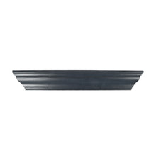 Load image into Gallery viewer, Large 36&quot; Black Wash Crown Molding Wood Shelf, Contemporary Floating Wall Shelf