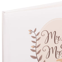 Load image into Gallery viewer, Mr. &amp; Mrs. Wedding Day Guest Book for Signatures &amp; Messages