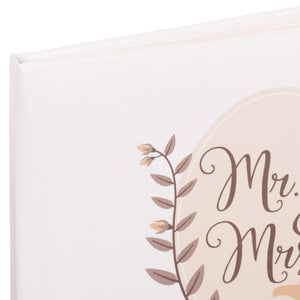Mr. & Mrs. Wedding Day Guest Book for Signatures & Messages