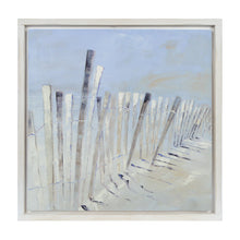 Load image into Gallery viewer, Prinz Coastal Dune Blue Decoupaged Inset Wall Art Framed