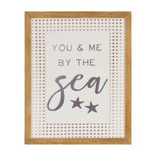 Load image into Gallery viewer, Prinz Coastal You and Me by the Sea Decorative Rattan Wall Art