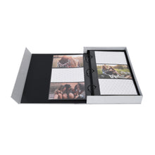 Load image into Gallery viewer, Gray Linen Our Little One Photo Album for 4x6 Photos, 180 Pockets