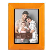 Load image into Gallery viewer, Set of Three, Dakota 5-Inch by 7-Inch Wood Picture Frame, Chestnut