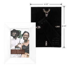 Load image into Gallery viewer, Set of Three, Dakota 4-Inch by 6-Inch Wood Photo Frame, White