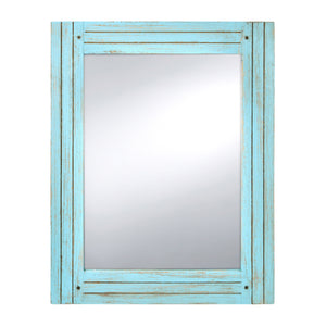 Prinz Homestead Distressed Blue Mirror