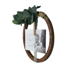 Load image into Gallery viewer, Hanging Ribbon Collage Circular Wall Display, 1 Clothespin Clip