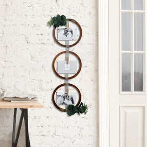 Prinz Hanging Circular Picture Collage for Three Photos
