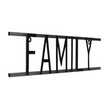 Load image into Gallery viewer, Family Decorative Metal Word Wall Sign