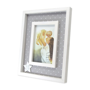 You are My Wish Come True Plush Star 4 x 6-inch Wood Baby Picture Frame