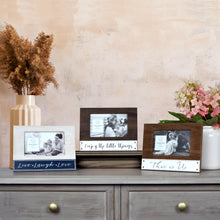 Load image into Gallery viewer, Enjoy the Little Things 4-inches by 6-inches Plank Horizontal Picture Frame