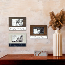 Load image into Gallery viewer, Enjoy the Little Things 4-inches by 6-inches Plank Horizontal Picture Frame
