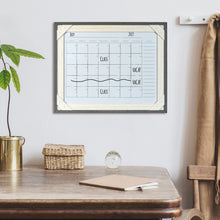 Load image into Gallery viewer, Reclaimed 16 x 20 Crosshatch Wood Frame Calendar