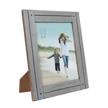 Load image into Gallery viewer, Homestead 8-inch x 10-inch Rustic Wood Picture Frame, Distressed Gray