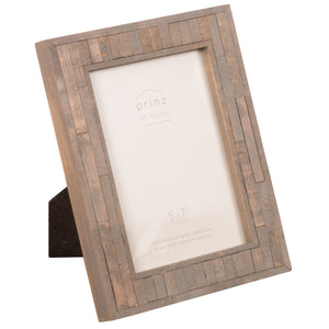 Pallet 8x10 Textured Natural Wood Picture Frame, Grey