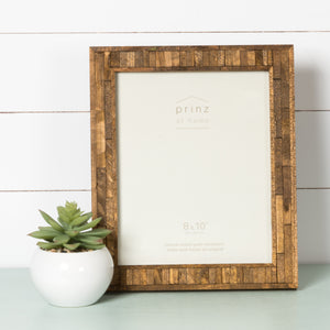 Pallet 8x10 Textured Natural Wood Picture Frame, Brown