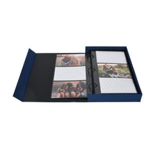 Load image into Gallery viewer, Linen Good Times Photo Album for 180 4x6 Photos, Blue