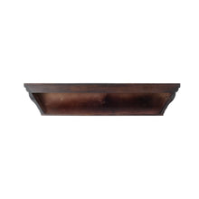Load image into Gallery viewer, Brown 24&#39;&#39; Crown Molding Wood Shelf, Contemporary Floating Wall Shelf