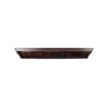 Load image into Gallery viewer, Large 36&quot; Brown Crown Molding Wood Shelf, Contemporary Floating Wall Shelf