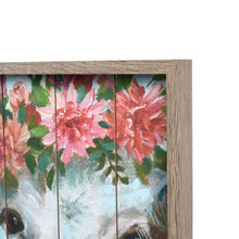 Load image into Gallery viewer, Floral Cow 18&quot; X 18&quot; Reversed Box Framed Wall Art, by Prinz (Set of 2)