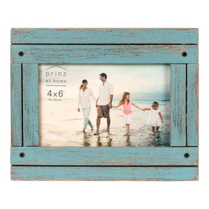 Prinz Homestead 4 x 6 Picture Frame Distressed Blue