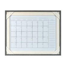 Load image into Gallery viewer, Reclaimed 16 x 20 Crosshatch Wood Frame Calendar
