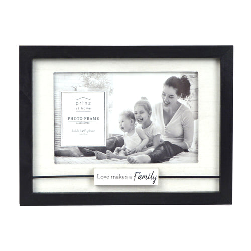 Love Makes a Family Boxed Wood Picture Frame